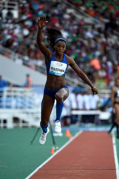 Caterine Ibarguen keeps on winning, this time at the IAAF Diamond League meeting in Rabat (Kirby Lee)