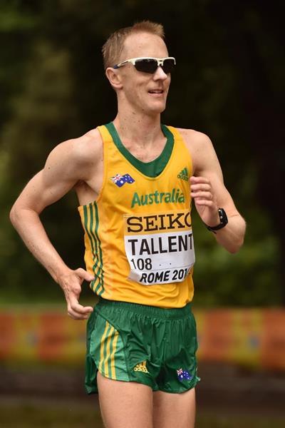 Jared Tallent in action at the IAAF World Race Walking Team Championships Rome 2016 (Getty Images)
