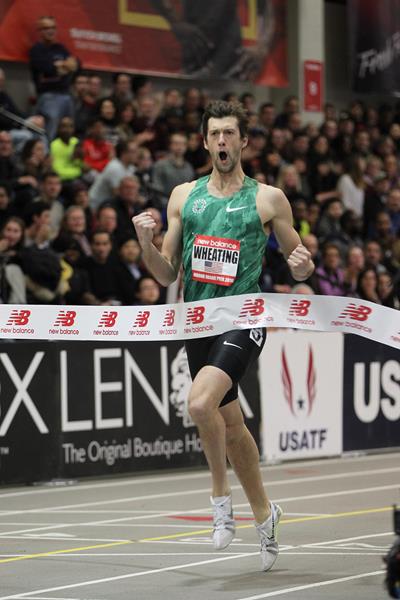 Andrew Wheating at the 2016 New Balance Indoor Grand Prix meeting in Boston (Andrew McClanahan)