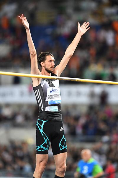 Bogdan Bondarenko at the 2016 IAAF Diamond League meeting in Rome (Gladys Chai)