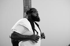 Darrell Hill ahead of the Doha Diamond League 2019 (Michelle Sammet)