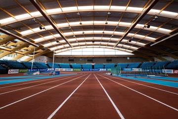 Polideportivo Municipal Gallur, venue of Madrid's World Athletics Indoor Tour meeting (Dan Vernon)
