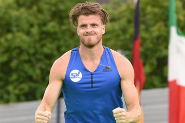 Rico Freimuth in the decathlon pole vault at the Stadtwerke Ratingen Mehrkampf Meeting (Gladys Chai von der Laage)