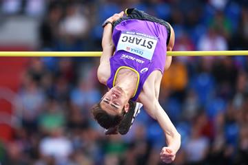 Brandon Starc at the 2018 IAAF Continental Cup in Ostrava (Getty Images)