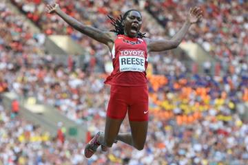 Brittney Reese in the women's Long Jump at the IAAF World Championships Moscow 2013 (Getty Images)