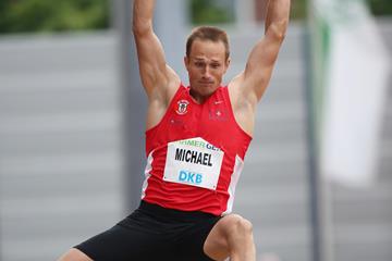 Michael Schrader at the 2015 Erdgas Mehrkampf-Meeting in Ratingen (Glady von der Laage)