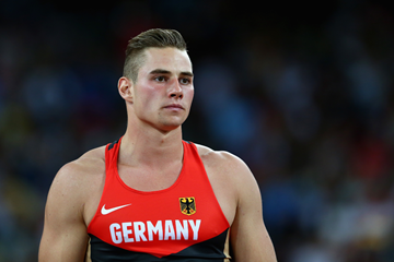 Johannes Vetter in the javelin at the IAAF World Championships (Getty Images)