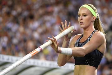 Sandi Morris at the 2016 IAAF Diamond League final in Brussels (Getty Images / AFP)