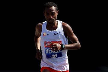 Kenenisa Bekele in action at the London Marathon (Getty Images)
