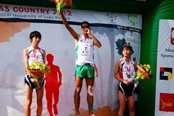Abdelmajed Touil (Algeria) a top the podium in Lodz (FISU)