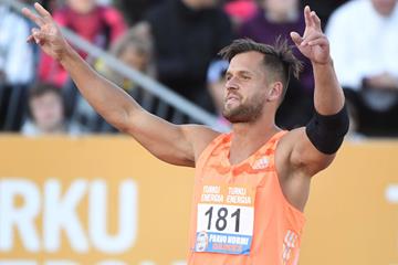 Magnus Kirt after his surprise victory in Turku (Hasse Sjogren)