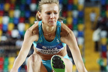Olga Rypakova in the triple jump at the IAAF World Indoor Championships (Getty Images)