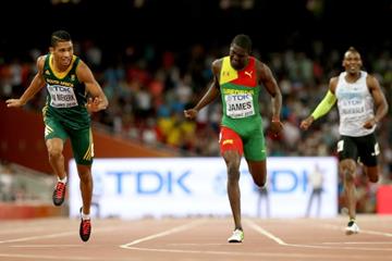 Wayde van Niekerk wins the 400m at the IAAF World Championships Beijing 2015 (Getty Images)