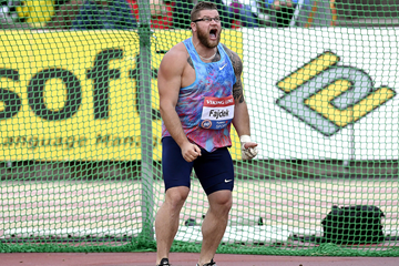 Pawel Fajdek, winner of the hammer in Turku (AFP / Getty Images)