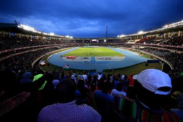 Nairobi's Kasarani Stadium filled with athletics fans (Getty Images)