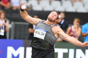 Tomas Walsh wins the shot put at the 2016 Diamond League meeting in Paris (Jiro Mochizuki)