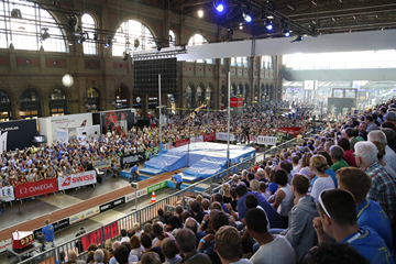 The women's pole vault at the IAAF Diamond League meeting in Zurich (Jean-Pierre Durand)