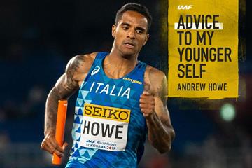 Italy's Andrew Howe in action at the IAAF World Relays Yokohama 2019 (Dan Vernon)