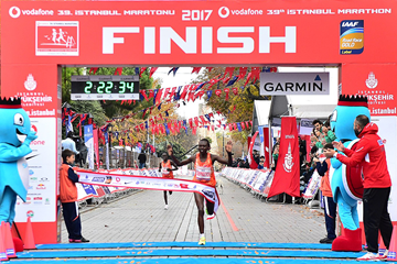Ruth Chepngetich wins the Istanbul Marathon (Organisers)