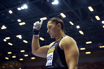 Valerie Adams in the shot put at the IAAF World Indoor Championships Sopot 2014 (Getty Images)