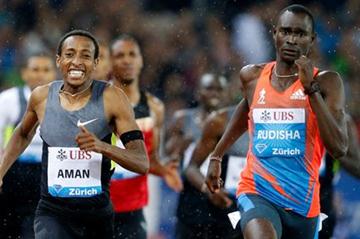 Upset in Zurich - Mohammed Aman defeats David Rudisha (Gladys Chai van der Laage)