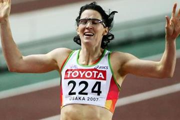 Jana Rawlinson of Australia wins the 400m Hurdles Final (Getty Images)