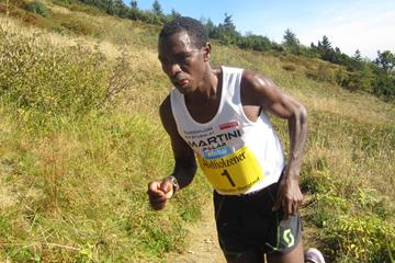 Eritrea's Petro Mamu in action during the Hochfellnberglauf in Bergen (Organisers)