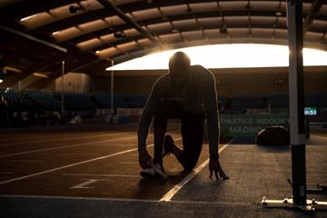 Athletes training ahead of the World Athletics Indoor Tour meeting in Madrid (Dan Vernon)