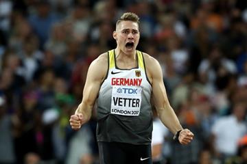 Johannes Vetter in the javelin at the IAAF World Championships London 2017 (Getty Images)