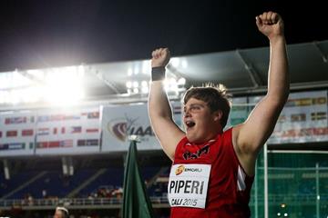 Adrian Piperi at the IAAF World Youth Championships, Cali 2015 (Getty Images)