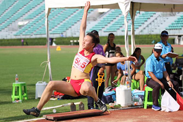 China's Gong Luying, winner of the long jump at the Asian Youth Championships (Athletics Asia)