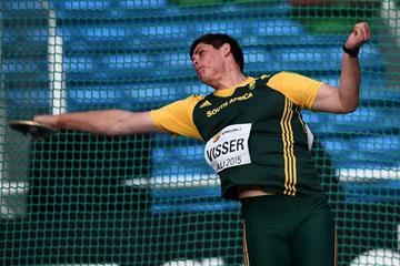 Werner Visser at the IAAF World Youth Championships, Cali 2015 (Getty Images)