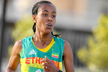 Netsanet Gudeta in Valencia (Jiro Mochizuki)