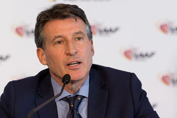 IAAF President Sebastian Coe (Philippe Fitte / IAAF)