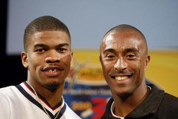 Hurlders Terrence Trammell and Colin Jackson (Getty Images)