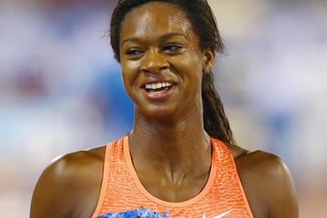 US sprint hurdler Jasmin Stowers (Getty Images)