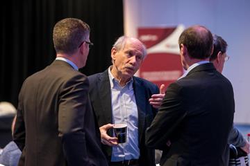 Hansjorg Wirz at the 2014 IAAF Council Meeting in Monaco (Philippe Fitte / IAAF)