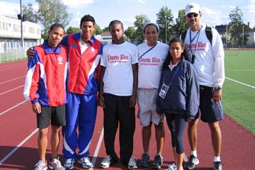 Puerto Rico Youth team in Ostrava (IAAF)