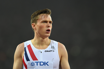 Karsten Warholm at the IAAF World Championships (Getty Images)