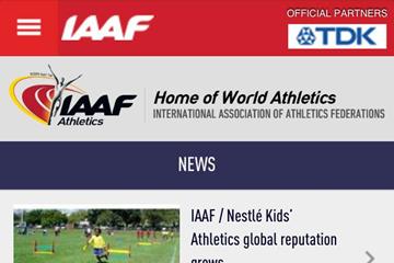 IAAF mobile website ()