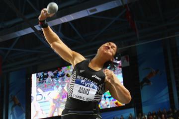 Valerie Adams, winner of the shot put at at the 2012 IAAF World Indoor Championships in Istanbul (Getty Images)