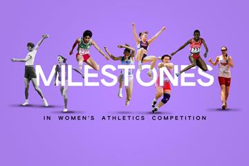 Milestones in women's athletics competition (Getty Images)