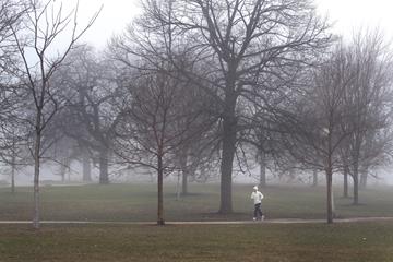 A runner in Chicago (Getty Images)