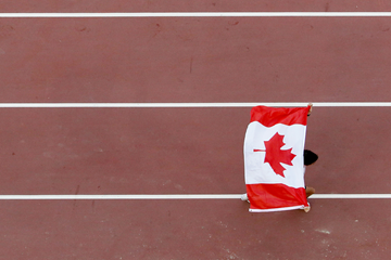 The Canadian flag at the IAAF World Championships (Getty Images)