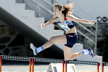South African 400m hurdler Zeney van der Walt (Roger Sedres)