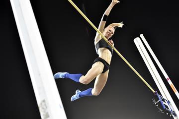 US pole vaulter Sandi Morris (Hasse Sjogren)