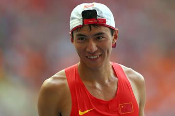 China's Chen Ding after completing the 20km race walk (Getty Images)