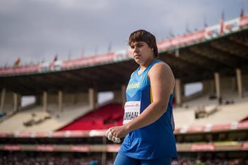Mykhaylo Kokhan in the hammer at the IAAF World U18 Championships Nairobi 2017 (Getty Images)