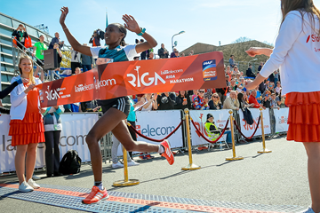 Bekelech Daba wins the Riga Marathon (Organisers)