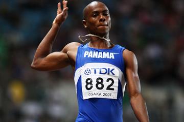 Irving Saladino sailing to long jump gold in Osaka (Getty Images)